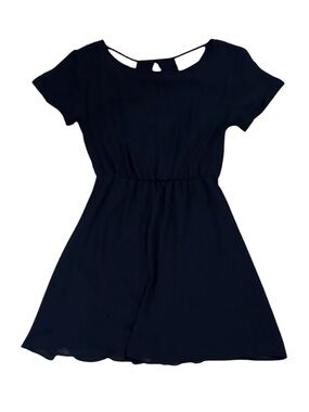 Dee Elle Navy Blue Casual Dress